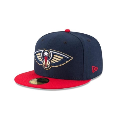 New Orleans Pelicans Gorra | New Era NBA 2tone 59fifty Fitted Cap Mexico - Azules